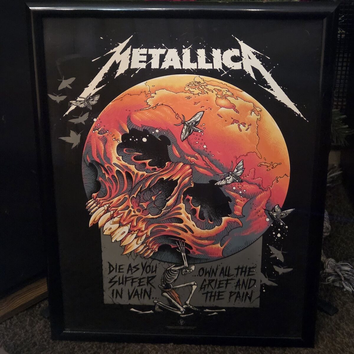 METALLICA VERY RARE SONG POSTER ATLAS, RISE!