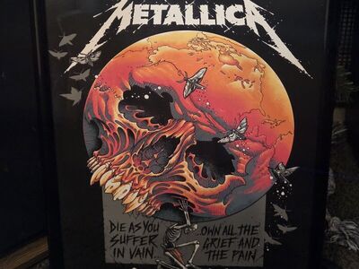METALLICA VERY RARE SONG POSTER ATLAS, RISE!