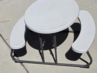 Lifetime Kids Picnic Table - Foldable, Portable, Indoor/Outdoor Use