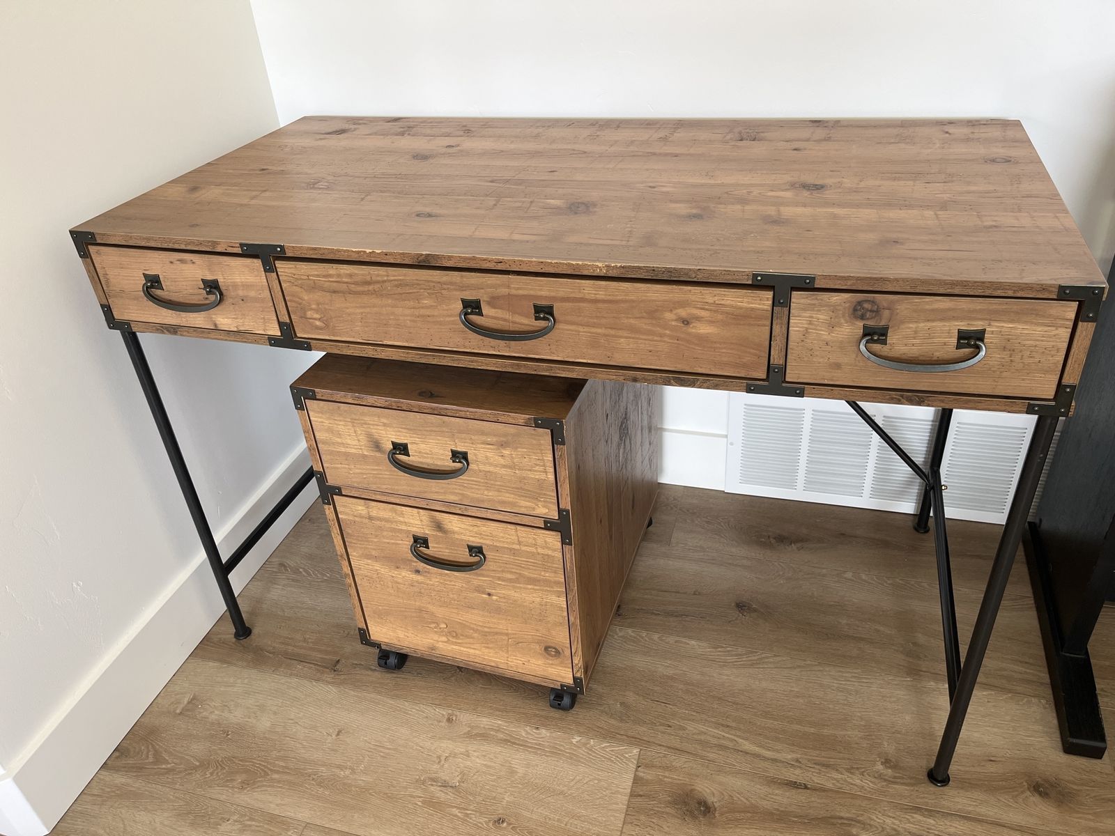 Matching Desk and Filing Cabinet