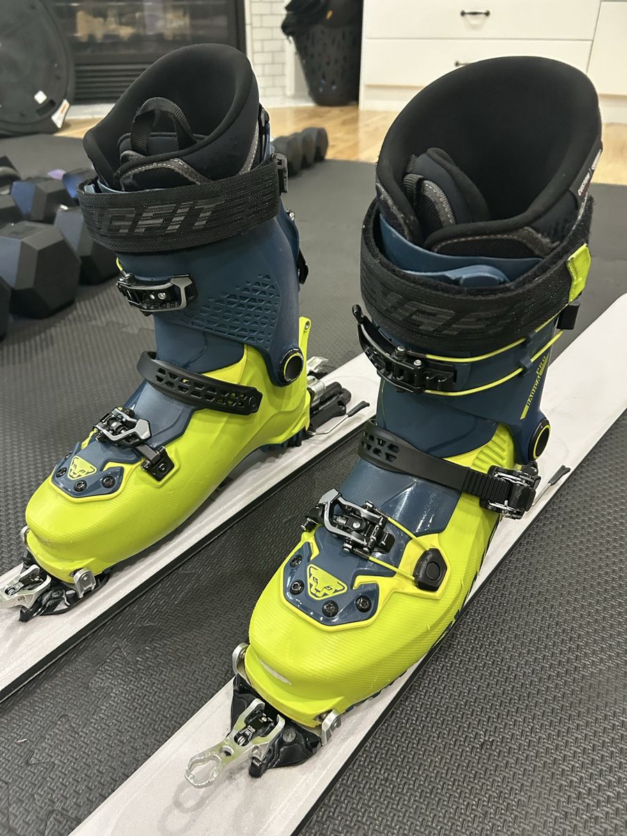 DPS Pagoda Tour 100 Backcountry Ski Set with ATK Bindings, Pomoca Skins, and Size 28.5 Dynafit Radical Pro Boots