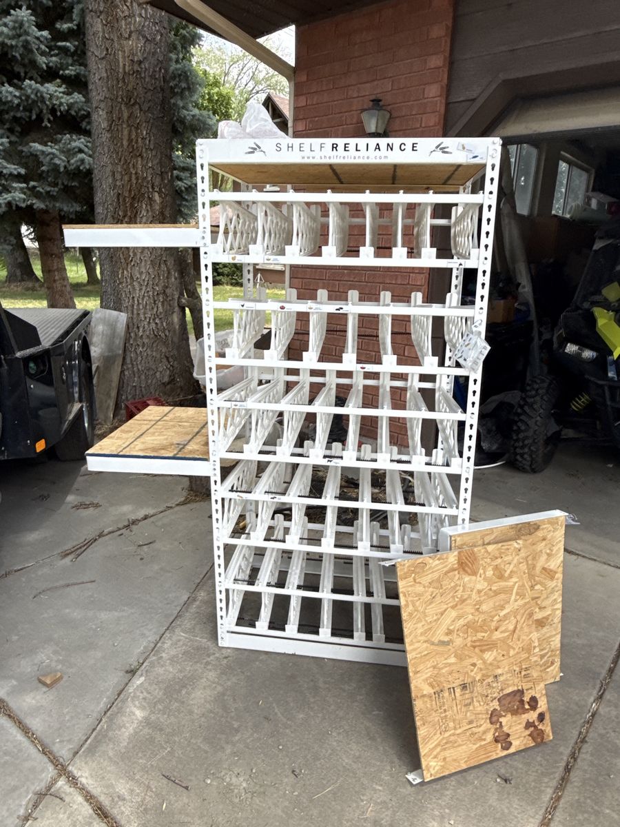 Shelf Reliance Cansolidator Pantry Storage Rack - Gravity Feed Organizer