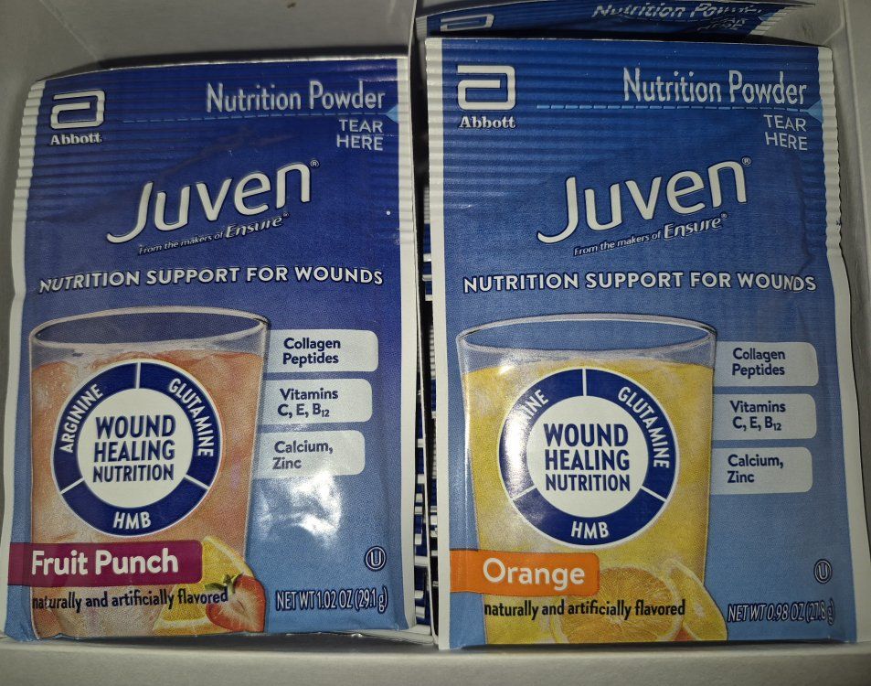 34x New Juven Nutrition Support for Wound Healing Orange Fruit Punch Powder Packets