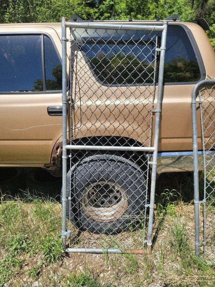 chain link gate fence panel