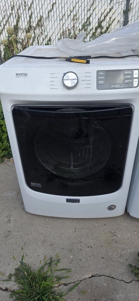 Maytag Dryer &Washer with Extra Power - White, Front Load