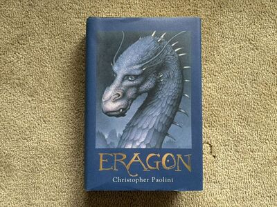 SIGNED Eragon, by Christopher Paolini (hardcover)