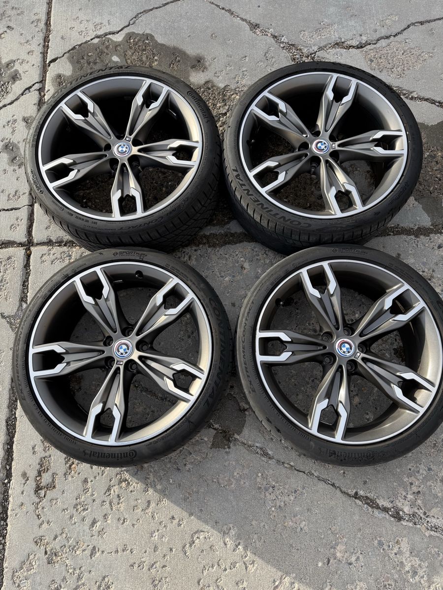 BMW OEM 20" M Sport Wheels 20x8 & 20x9 5-112 with Continental Tires