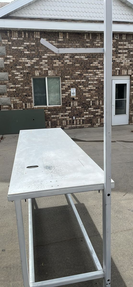 8ft Steel top work Bench