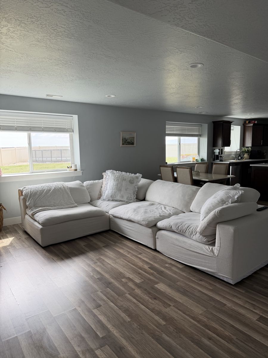White Sectional