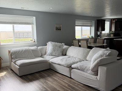 White Sectional