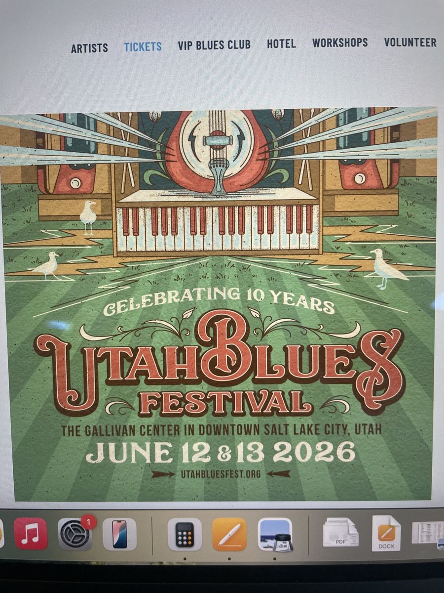 2 Full Weekend GA Tickets to Utah Blues Festival