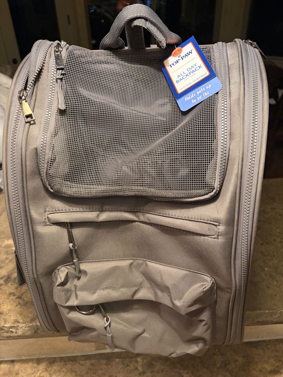 Top Paw Dog Carrier Backpack – Small Pet Travel Bag