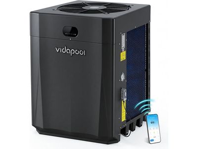 Vidapool 110,000 BTU Pool Heat Pump – Smart WiFi Pool Heater