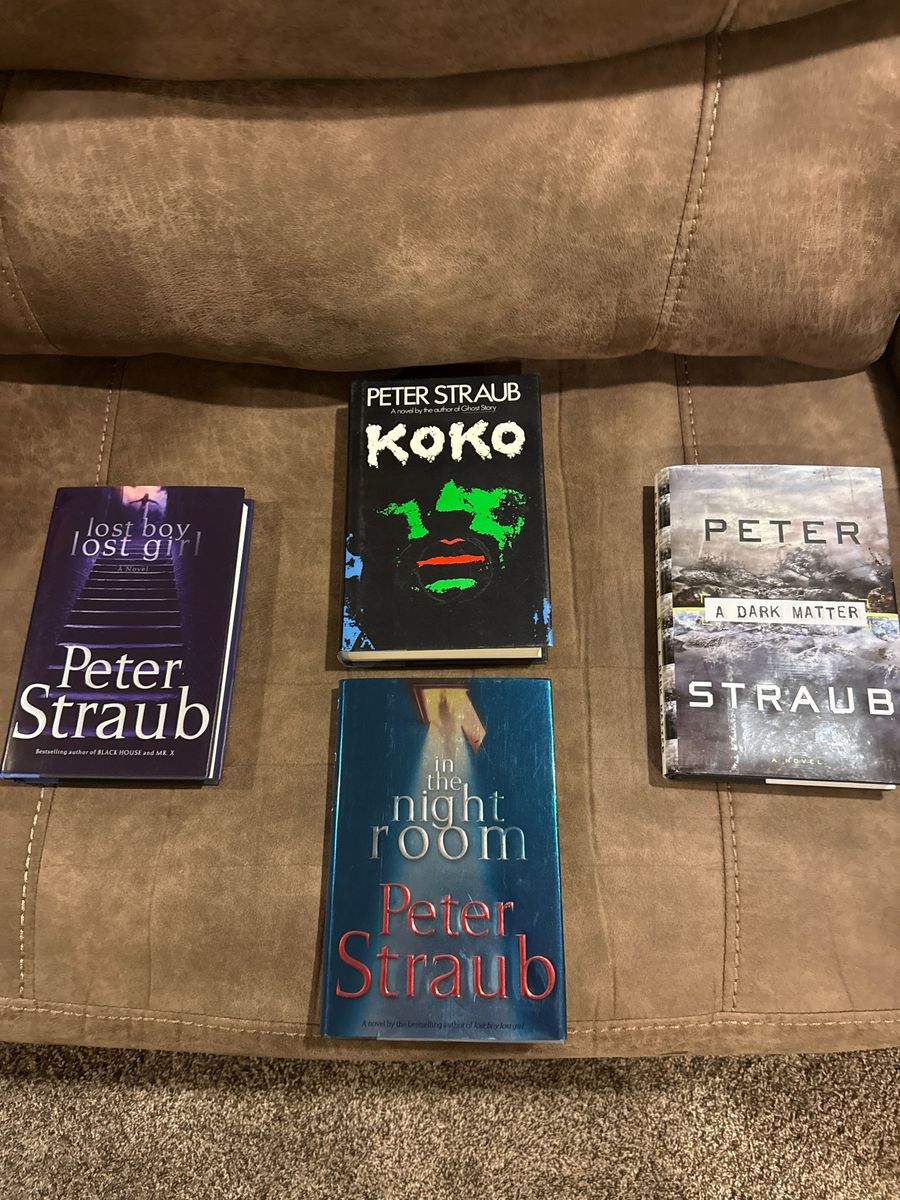 Lot of 4 Peter Straub Hardcover Novels - Koko, A Dark Matter, & More