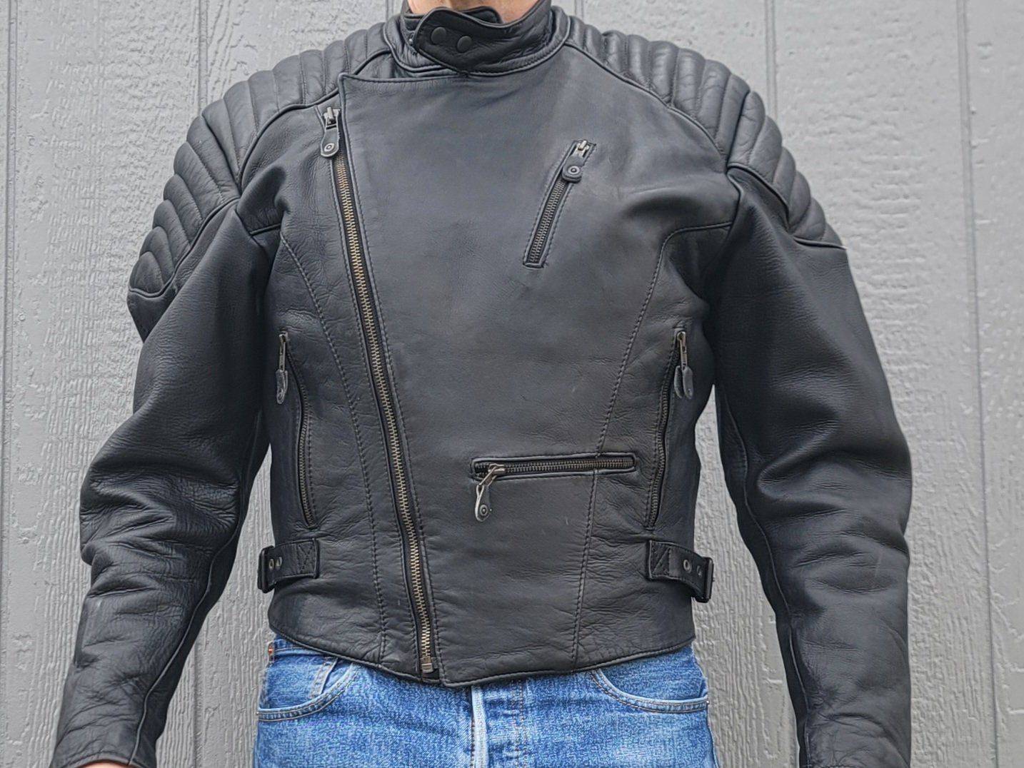 Leather Motorcycle cycle jacket