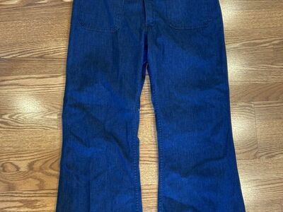 Vintage 1985 US Navy Bell Bottom Trousers 36 R