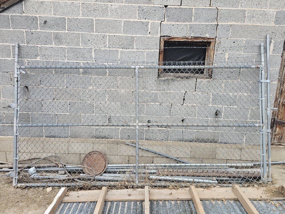 7'x12' Heavy Duty Chainlink Swing Gate