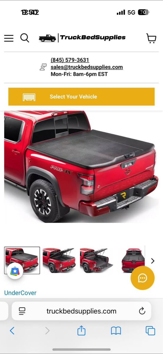 Real Truck Undercover Elite 1 piece Truck Bed Cover 2020-2026 Chevy/GMC 6’9 Bed