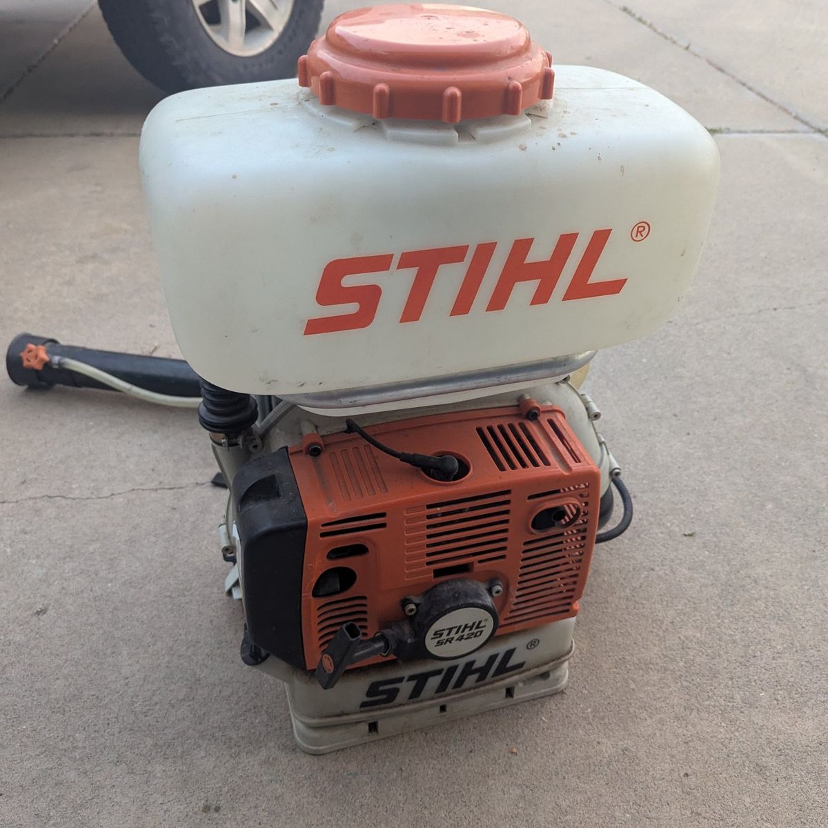 Stihl sr420 backpack blower/sprayer