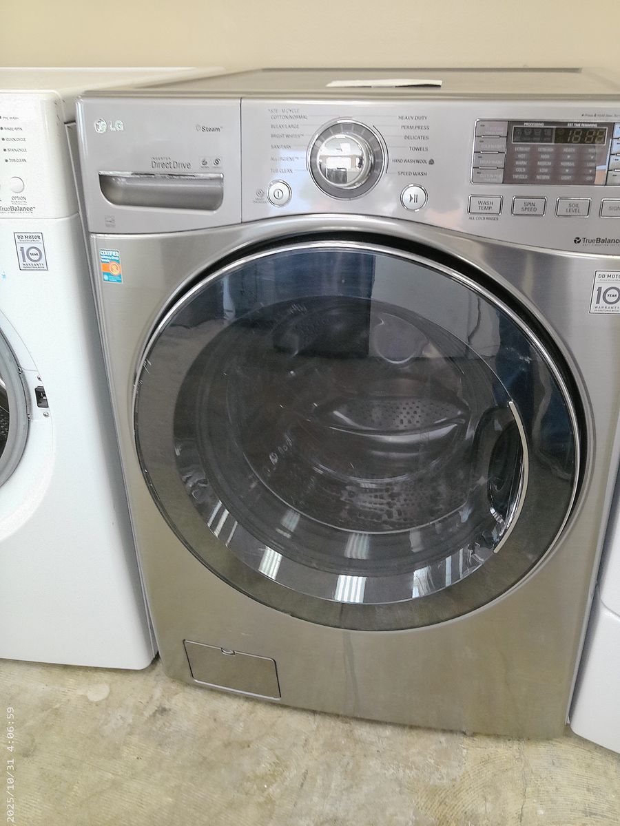 Silver Color Stackable Front Load Washer~Works Like New~90 Day Guarantee