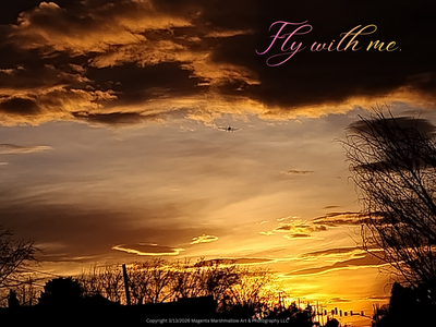 Fly with me. - Canvas Print