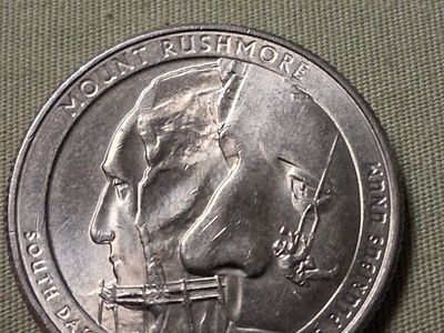 2013 South Dakota Mount Rushmore National Park Quarter - America the Beautiful Series