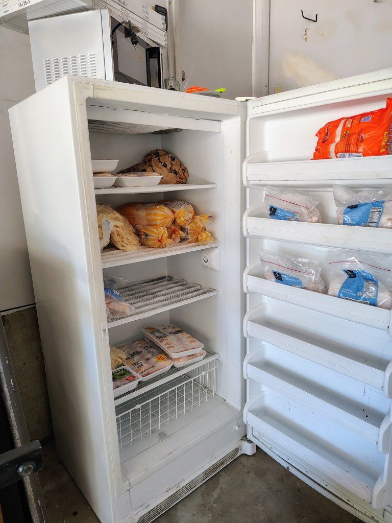 stand up freezer