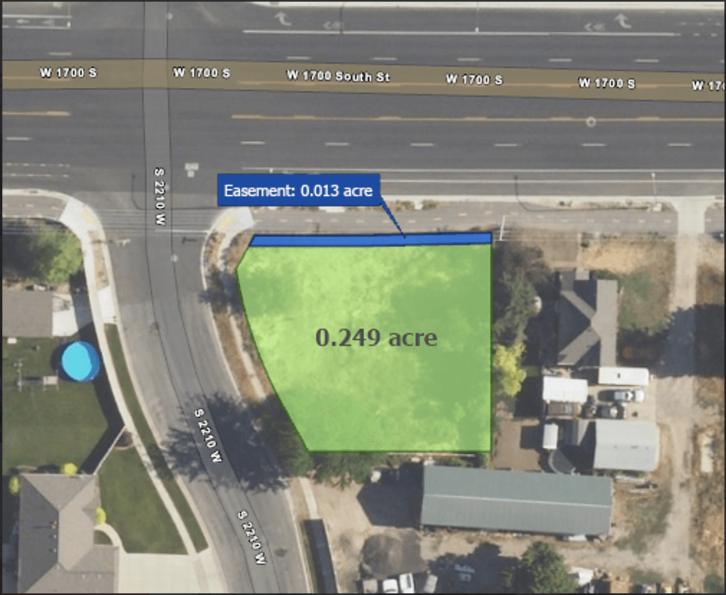 0.249-acre residential infill lot