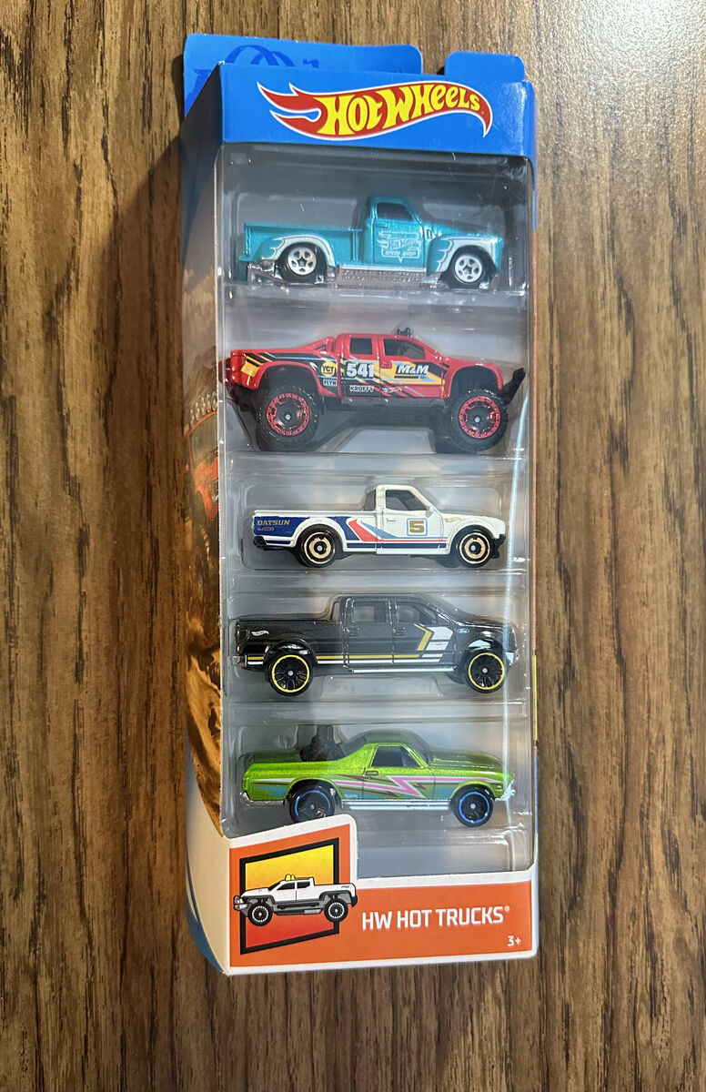 Hot Wheels 2018 HW Hot Trucks, A Five Die Cast Car Boxed Set, #FYL18.