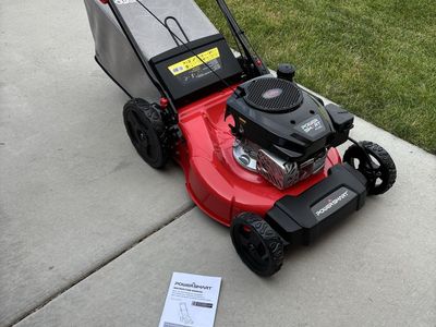 New Self-Propelled Gas Lawn Mower with Bag