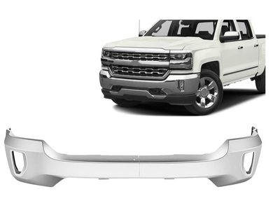 16-19 Chevrolet Silverado 1500 front chrome bumper w/o sensor holes