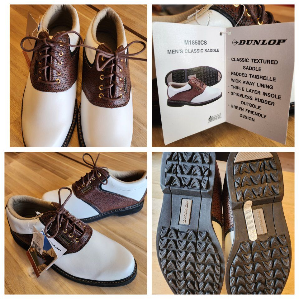 Men's classic saddle golf shoes (New) size 9