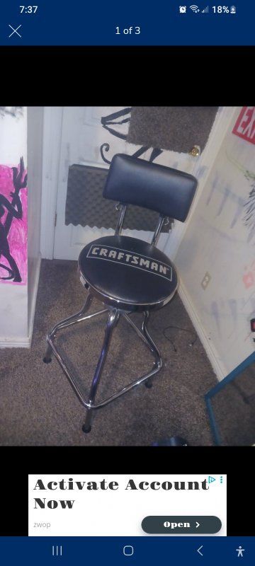 Craftsman Work Stool.