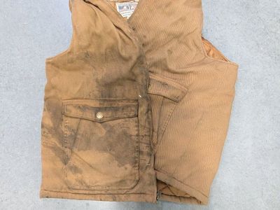 Weatherproof WP Heritage Workwear Canvas Vest | Sherpa Collar Quilted Lined | XL
