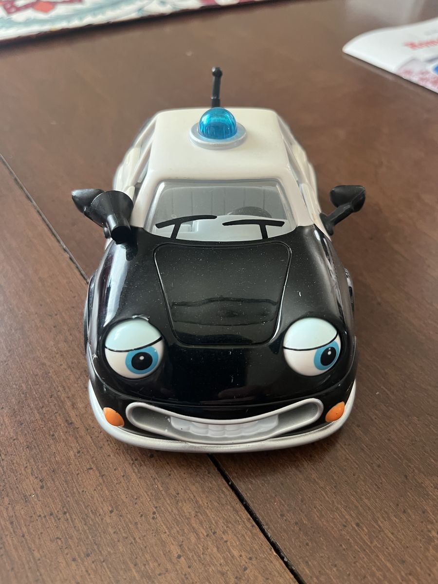 Chevron collectible police car black-and-white