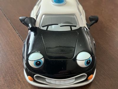 Chevron collectible police car black-and-white