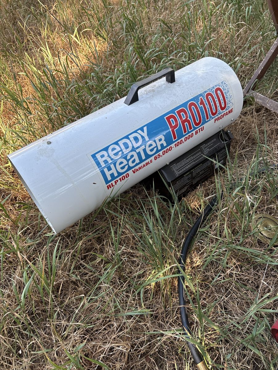 Reddy Heater Pro 100 RLP100 Variable Propane Forced Air Heater (65,000-100,000 BTU)