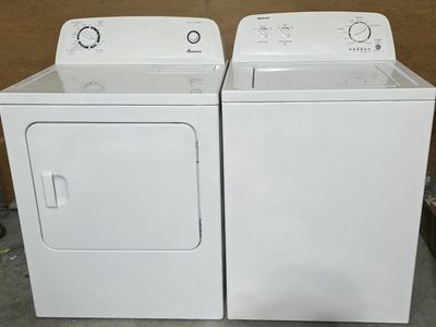 Admiral/Amana White Top Load Washer & Electric Dryer Set - Excellent Condition free curbside delivery in slc