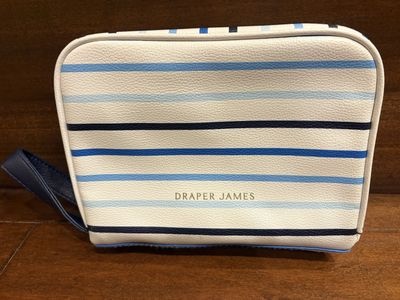 New Draper James Cosmetic Makeup Travel Bag