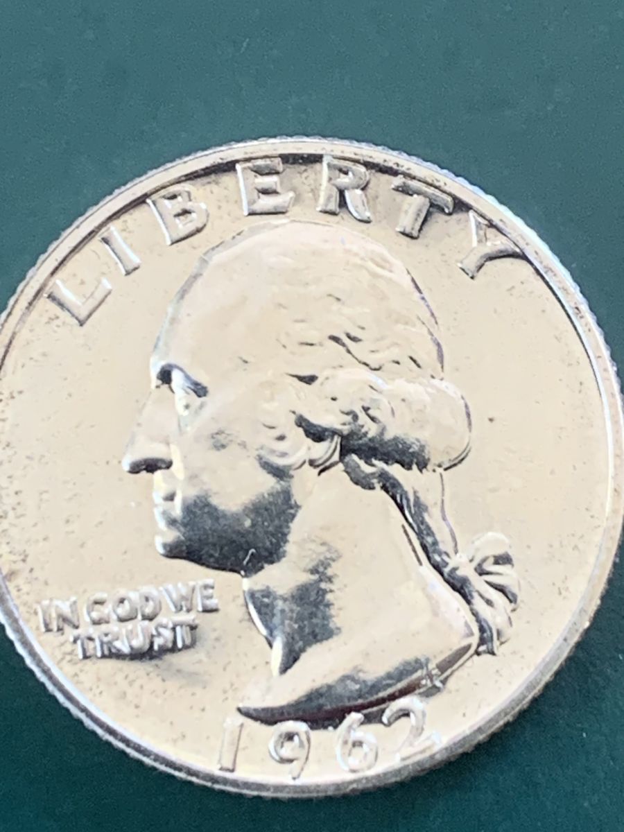 1962 Silver Quarter Dollar proof