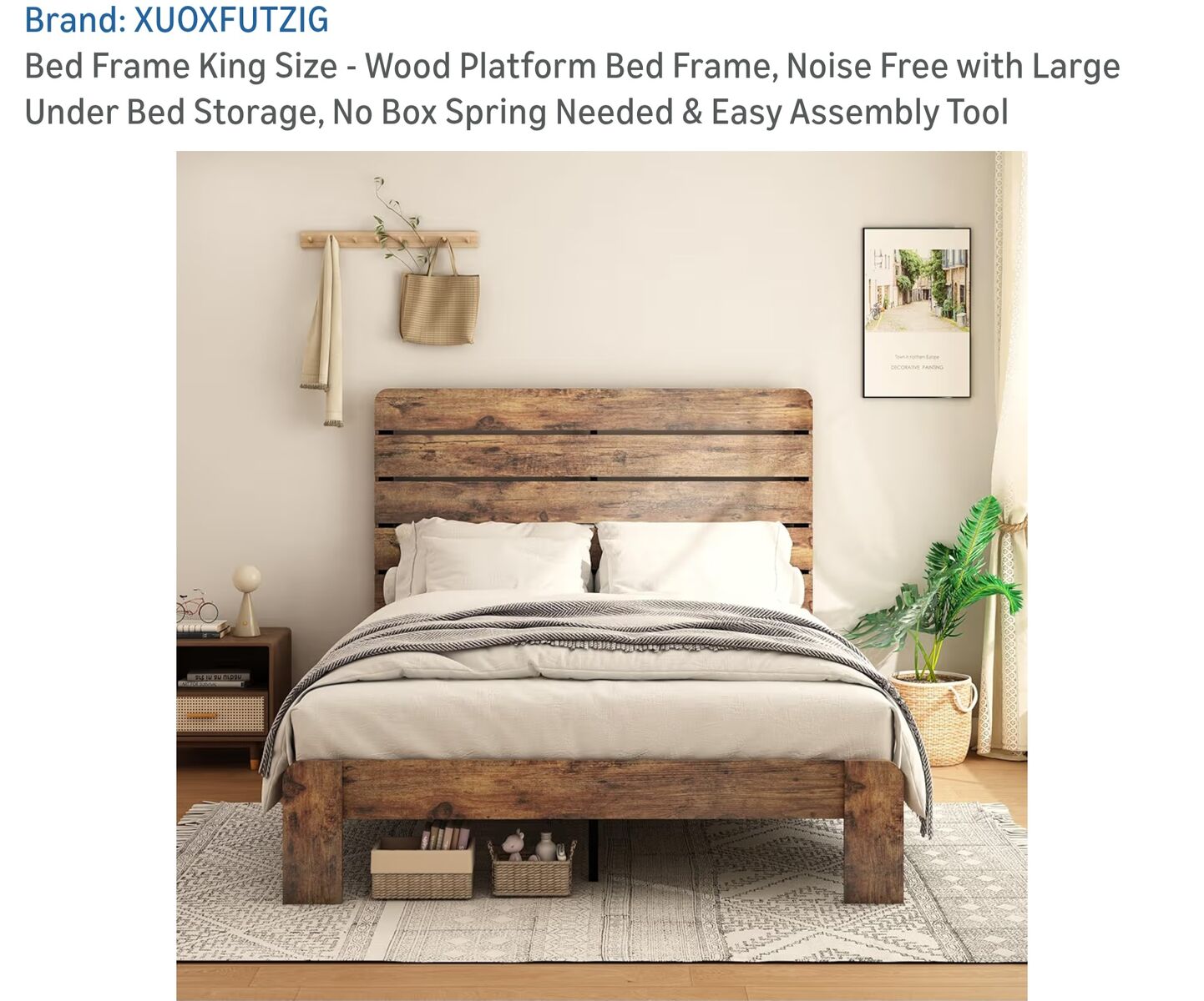 NEW king bedframe