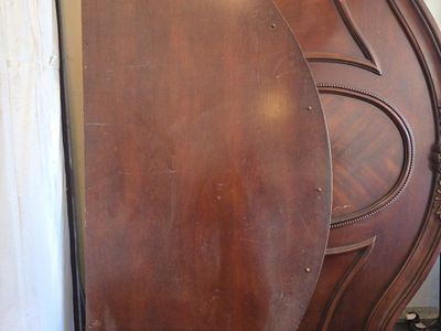 Mahogany king bed frame