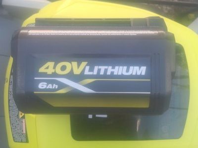 Ryobi 40v 6ah Battery