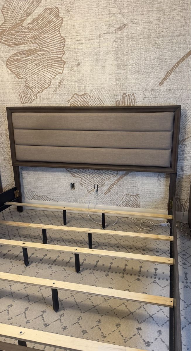 King Bed Frame (w/ Box Spring)
