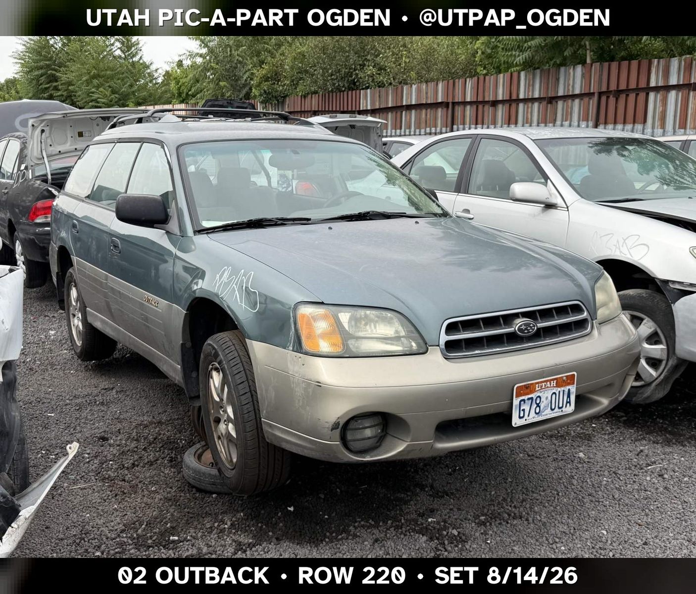 Just In! 2002 Subaru Outback Parts - UTPAP Ogden