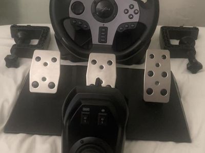 PXN V9 Gaming Racing Wheel with Pedals and Shifter