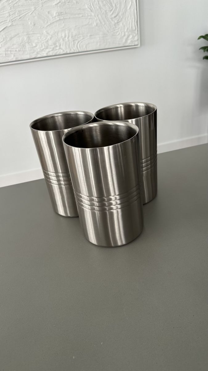 Three Stainless Steel Wine Coolers