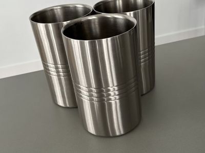 Three Stainless Steel Wine Coolers