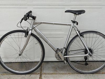 Flat-bar gravel bike, size 55cm (medium/ large)