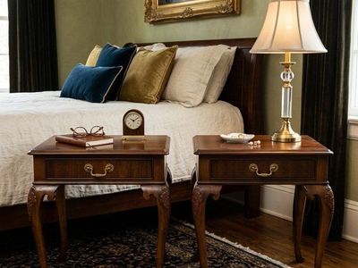 Drexel Devoncourt Mahogany Chippendale Nightstands